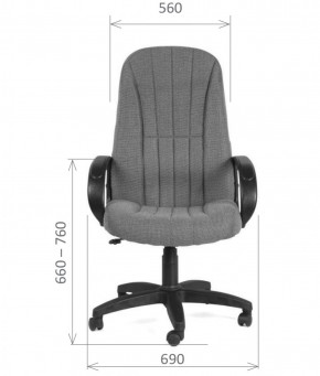 Кресло для руководителя  CHAIRMAN 685 СТ (ткань стандарт 10-356 черная) в Надыме - nadym.ok-mebel.com | фото 5