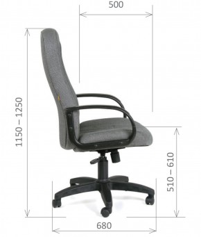 Кресло для руководителя  CHAIRMAN 685 СТ (ткань стандарт 10-356 черная) в Надыме - nadym.ok-mebel.com | фото 6