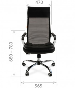 Кресло для руководителя CHAIRMAN 700 (Сетка) Черное в Надыме - nadym.ok-mebel.com | фото 4