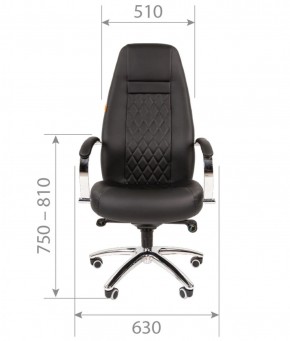 Кресло для руководителя CHAIRMAN 950 (Экокожа) Черное в Надыме - nadym.ok-mebel.com | фото 4