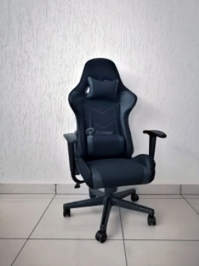 Кресло геймерское Barneo K-50 (черная сетка черные вставки) в Надыме - nadym.ok-mebel.com | фото