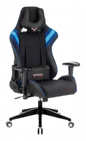 Кресло игровое Бюрократ VIKING 4 AERO BLUE черный/синий в Надыме - nadym.ok-mebel.com | фото