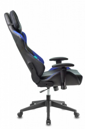 Кресло игровое Бюрократ VIKING 5 AERO BLUE черный/синий в Надыме - nadym.ok-mebel.com | фото 2