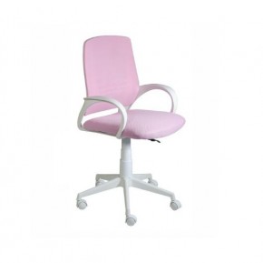 Кресло Ирис White сетка/ткань розовая в Надыме - nadym.ok-mebel.com | фото