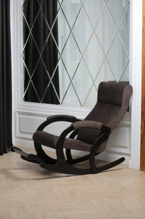 Кресло-качалка МАРСЕЛЬ 33-Т-AC (кофе) в Надыме - nadym.ok-mebel.com | фото 3