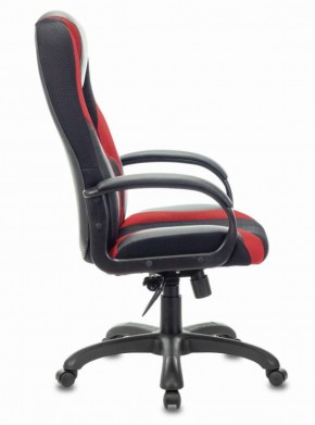 Кресло компьютерное BRABIX PREMIUM "Rapid GM-102" (экокожа/ткань, черное/красное) 532107 в Надыме - nadym.ok-mebel.com | фото 3