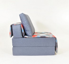 Кресло-кровать бескаркасное Харви (серый-геометрия слейт) в Надыме - nadym.ok-mebel.com | фото 2