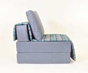 Кресло-кровать бескаркасное Харви (серый-квадро азур) в Надыме - nadym.ok-mebel.com | фото 2