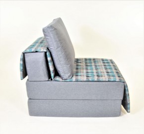 Кресло-кровать бескаркасное Харви (серый-квадро азур) в Надыме - nadym.ok-mebel.com | фото 3