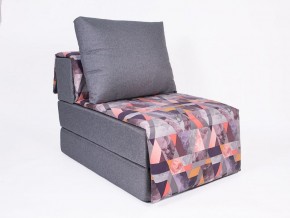 Кресло-кровать бескаркасное Харви (серый-сноу манго) в Надыме - nadym.ok-mebel.com | фото