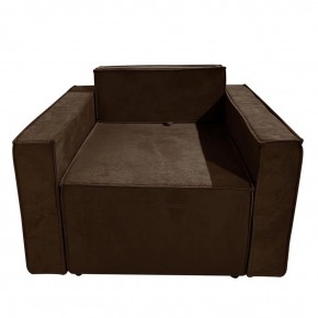 Кресло-кровать Принц КК1-ВК (велюр коричневый) в Надыме - nadym.ok-mebel.com | фото