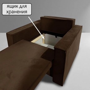 Кресло-кровать Принц КК1-ВК (велюр коричневый) в Надыме - nadym.ok-mebel.com | фото 6