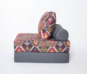 Кресло-кровать-пуф бескаркасное Прайм (мехико серый-графит) в Надыме - nadym.ok-mebel.com | фото 1