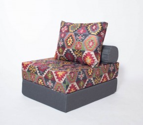 Кресло-кровать-пуф бескаркасное Прайм (мехико серый-графит) в Надыме - nadym.ok-mebel.com | фото 2