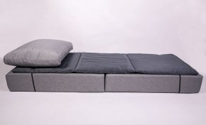 Кресло-кровать-пуф бескаркасное Прайм (мехико серый-графит) в Надыме - nadym.ok-mebel.com | фото 3