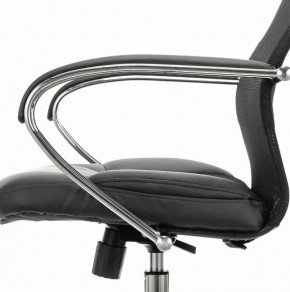 Кресло офисное BRABIX PREMIUM "Stalker EX-608 CH" (хром, ткань-сетка/кожзам, черное) 532091 в Надыме - nadym.ok-mebel.com | фото 4
