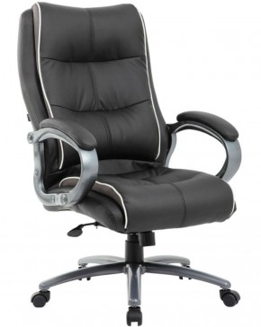 Кресло офисное BRABIX PREMIUM "Strong HD-009" (экокожа черная, ткань серая) 531945 в Надыме - nadym.ok-mebel.com | фото