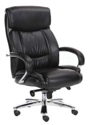 Кресло офисное BRABIX "Direct EX-580" (хром/рециклированная кожа/черное) 531824 в Надыме - nadym.ok-mebel.com | фото
