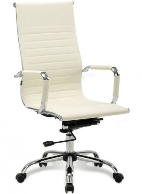 Кресло офисное BRABIX "Energy EX-509" (экокожа, хром, бежевое) 531166 в Надыме - nadym.ok-mebel.com | фото 1