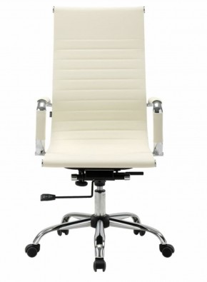 Кресло офисное BRABIX "Energy EX-509" (экокожа, хром, бежевое) 531166 в Надыме - nadym.ok-mebel.com | фото 4