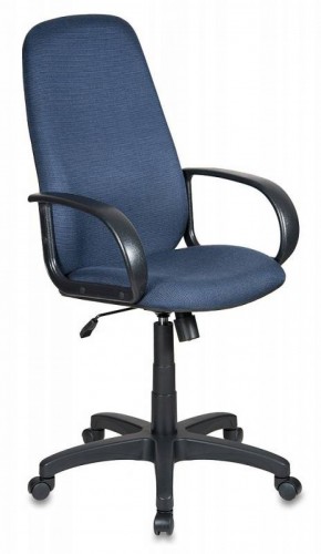Кресло руководителя Бюрократ CH-808AXSN/Bl&Blue черный,синий 12-191 в Надыме - nadym.ok-mebel.com | фото 1