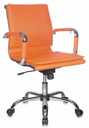 Кресло руководителя Бюрократ CH-993-LOW/ORANGE оранжевый в Надыме - nadym.ok-mebel.com | фото
