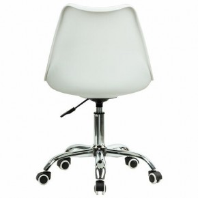 Кресло стул BRABIX "Eames MG-310 CH", хром, пластик белый, ткань серая, 532924 в Надыме - nadym.ok-mebel.com | фото 4