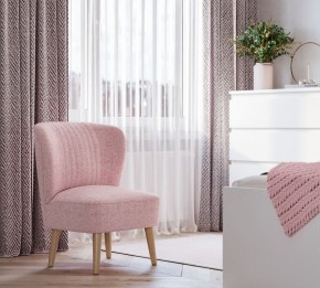 Кресло Унельма светло-розовый, ткань рогожка в Надыме - nadym.ok-mebel.com | фото 3