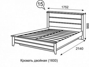 Кровать 1600 с ПМ София 15 в Надыме - nadym.ok-mebel.com | фото 3