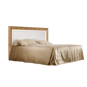 Кровать 2-х спальная (1,4 м)Тиффани штрих-лак/золото с подъемным механизмом (ТФКР140-2[7]) в Надыме - nadym.ok-mebel.com | фото