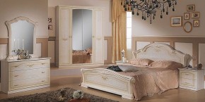 Кровать 2-х спальная 1600*2000, Ирина, изголовье ЛДСП (08.116) *без основания (дерево, беж) в Надыме - nadym.ok-mebel.com | фото 2