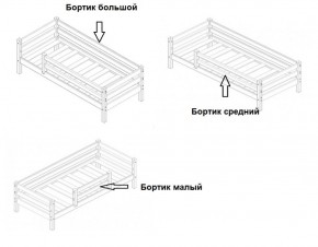 Кровать 2-х ярусная Сонечка с бортиками (лестница наклонная) в Надыме - nadym.ok-mebel.com | фото 4