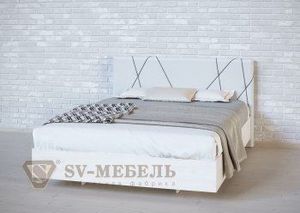 Кровать 1400 двойная №1 изголовье Абстракция в Надыме - nadym.ok-mebel.com | фото 2