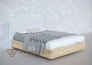 Кровать 1600 двойная №1 изголовье Ромб в Надыме - nadym.ok-mebel.com | фото 4