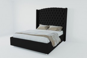 Кровать Берлин ЛЮКС с ПМ 900 (экокожа кольт ч) в Надыме - nadym.ok-mebel.com | фото 2