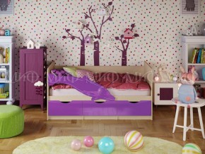 ДЕЛЬФИН-1 Кровать 1800 (Фиолетовый металлик) в Надыме - nadym.ok-mebel.com | фото