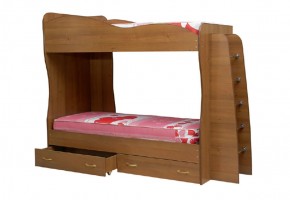 Кровать детская 2-х ярусная Юниор-1 (800*2000) ЛДСП в Надыме - nadym.ok-mebel.com | фото