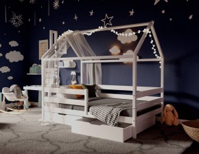 Кровать-домик 80*190 Белый в Надыме - nadym.ok-mebel.com | фото