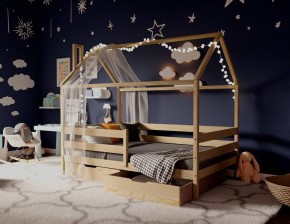 Кровать-домик 80*190 без покраски в Надыме - nadym.ok-mebel.com | фото