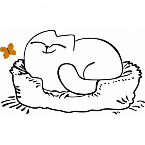 Кровать двухуровневая Кот № 900.1 ЛЕВАЯ (туя светлая/белый) в Надыме - nadym.ok-mebel.com | фото 2