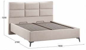 Кровать двуспальная Делана с ПМ Тип 1 в Надыме - nadym.ok-mebel.com | фото 4