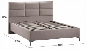 Кровать двуспальная Делана с ПМ Тип 1 в Надыме - nadym.ok-mebel.com | фото 4