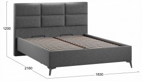 Кровать двуспальная Делана с ПМ Тип 1 в Надыме - nadym.ok-mebel.com | фото 3