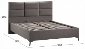 Кровать двуспальная Делана с ПМ Тип 1 в Надыме - nadym.ok-mebel.com | фото 4