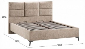 Кровать двуспальная Делана с ПМ Тип 1 в Надыме - nadym.ok-mebel.com | фото 4