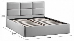 Кровать двуспальная Стелла с ПМ Тип 1 в Надыме - nadym.ok-mebel.com | фото 3