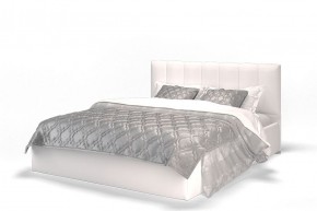 Кровать Элен 1600 + основание с ПМ (Vega white) белый в Надыме - nadym.ok-mebel.com | фото