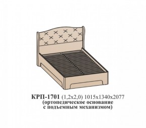 Кровать ЭЙМИ с подъемным механизмом КРП-1701 Гикори джексон (1200х2000) в Надыме - nadym.ok-mebel.com | фото