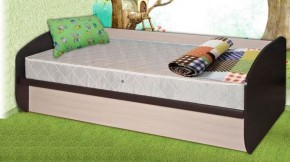 Кровать КД-1.8 с подъемным механизмом (Венге/Дуб молочный) в Надыме - nadym.ok-mebel.com | фото 1