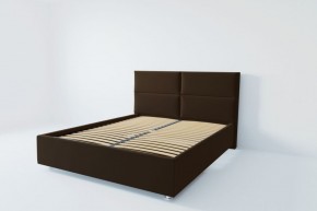 Кровать Корсика с ортопедическим основанием 1200 (экокожа коричневая) в Надыме - nadym.ok-mebel.com | фото 2